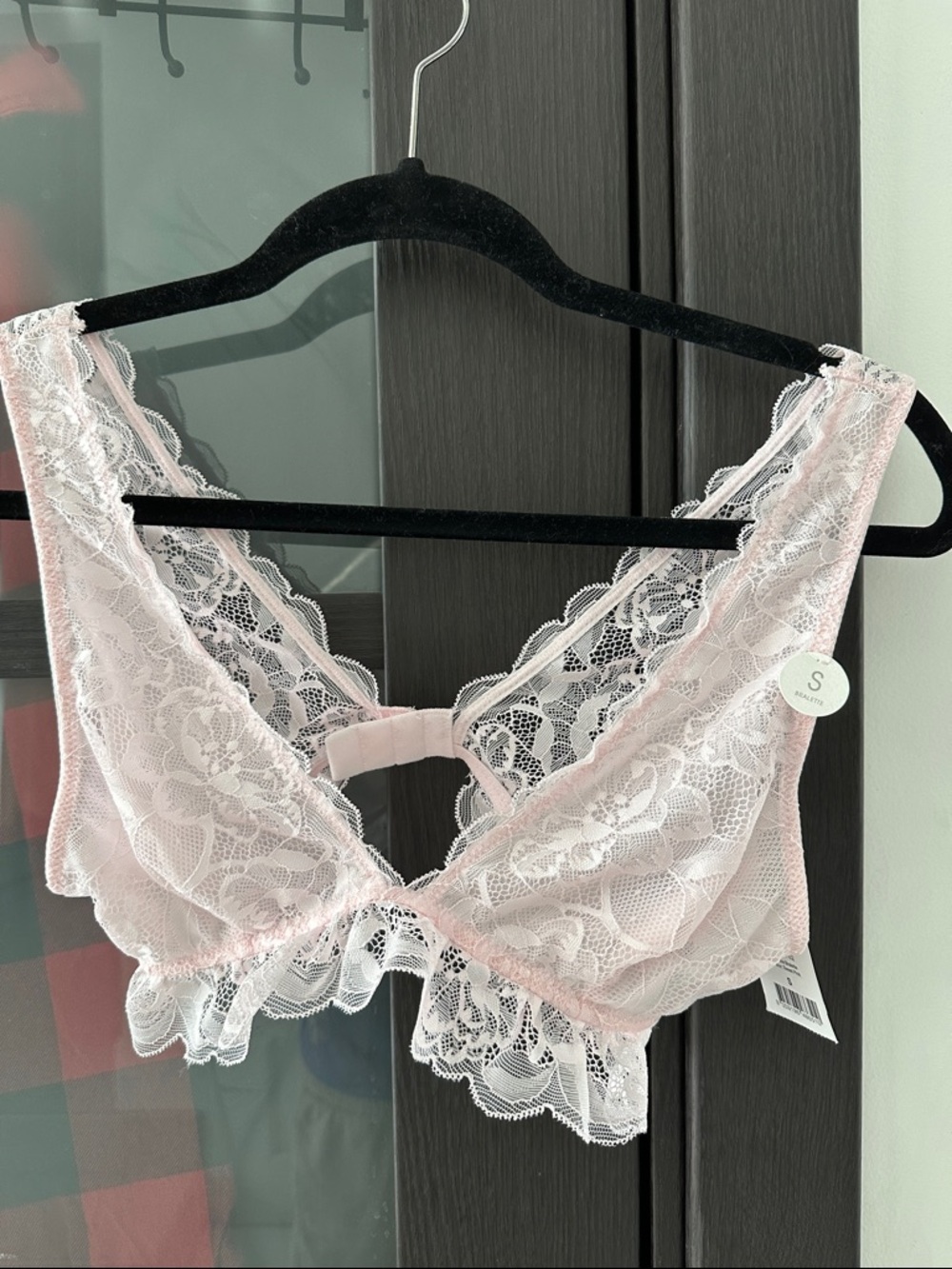 Cotton On Pale Pink Lace Bralette
